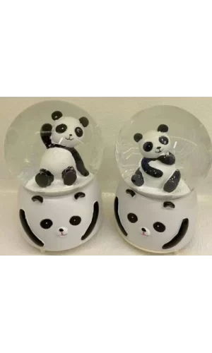 Siyah-beyaz Panda Kar Küresi Büyük Boy