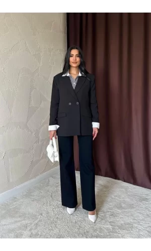 Siyah Blazer Ceket
