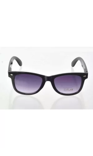 Siyah Çerçeve Unisex Güneş Gözlüğü - Moda Gözlük