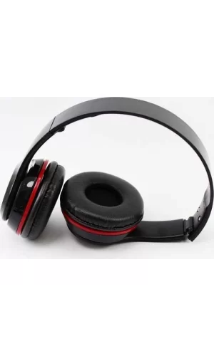Siyah Kulak Üstü Portatif Katlanır Stereo Kulaklık
