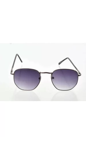 Siyah Metal Çerçeve Cat Eye Güneş Gözlüğü - Moda Gözlük