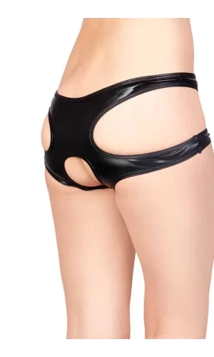 Siyah Özel Bölgesi Açık Seksi Külot Tm1172