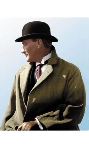 Siyah Renk Atatürk Şapkası