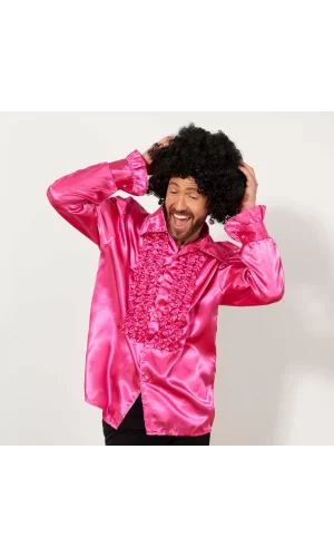 Siyah Renk Kıvırcık Afro Bonus Peruk