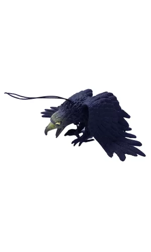 Siyah Renk Yumuşak Plastik Şaka Kartal Yarasa Anahtarlık Şaka Malzemesi