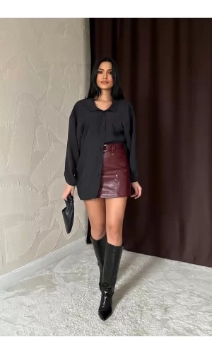 Siyah Salaş Gömlek