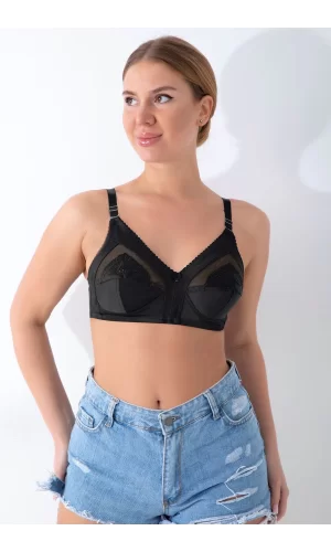 Siyah  Toparlayıcı Sütyen - 502
