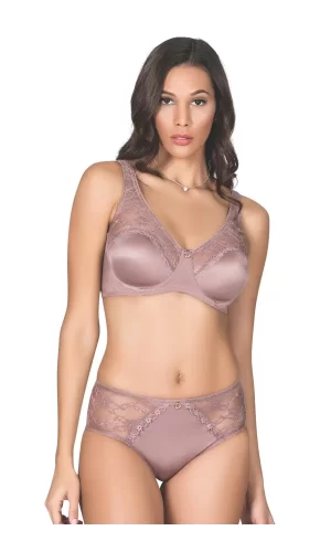 Soft Kaplı Dantel Geniş Askı Sütyen Takım