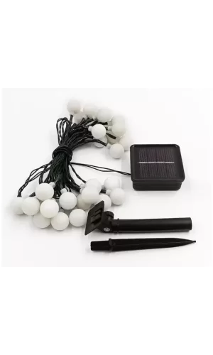 Solar 5m 28 Led Top Rgb Siyah Kablolu