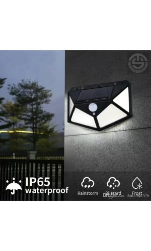 Solar Bahçe Aydınlatma Lambası 100 Led