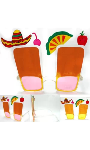 Sombrero Hawaii Fiesta Meyve Figürlü Gözlük