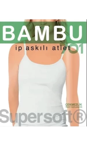 Star 701 Kadın  Bambu İp Askılı  Atlet
