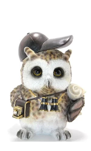 Steampunk Polyester Baykuş Figürü Model 2