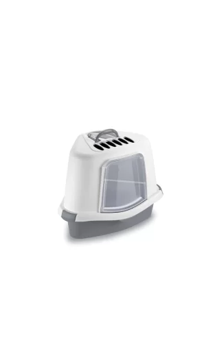Stefanplast Sprınt Corner Plus Beyaz/gri Kedi Tuvaleti 56x40x40cm