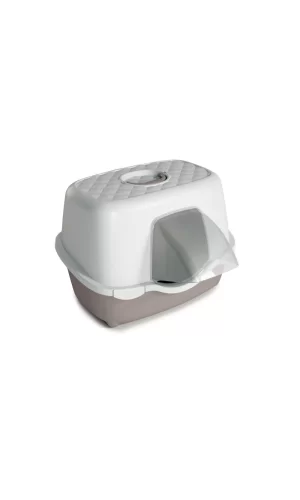 Stefanplast Tres Chıc Beyaz/pembe Kedi Tuvaleti 56x54,5x39cm