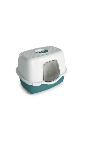 Stefanplast Tres Chıc Beyaz /yeşil Kedi Tuvaleti 56x39x39cm