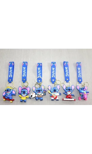 Stitch Silikon Anahtarlık Alk4258