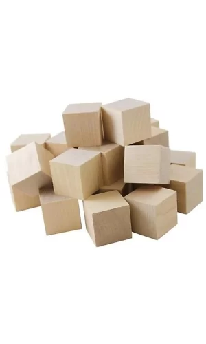 Südor Ahşap Küp Blok 20li Naturel Sdr-BS125