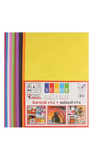 Südor Eva A4 Karışık 10 Renk