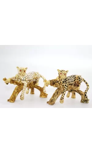 Swaroski Taşlı Tekli Leopar Alk1904