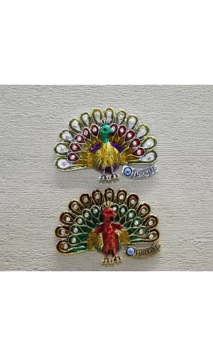 Swaroski Tavuskuşu Magnet Alk3852