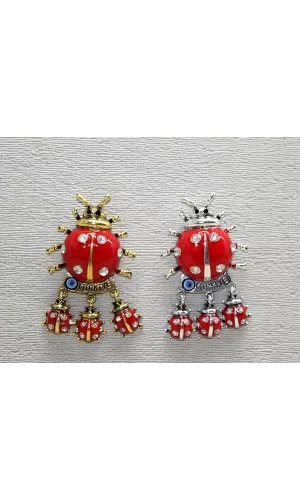 Swaroski Uğur Böceği Magnet Alk3856