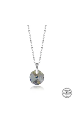 Luz&Pos Swarovski Crystal Taşlı Gümüş Kadın Kolye