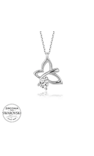 Luz&Pos Swarovski Taşlı Gümüş Yusufcuk Bayan Kolye