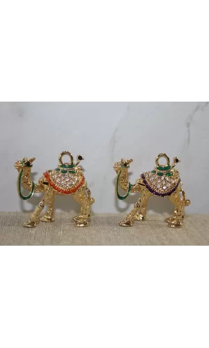 Swarovski Taşlı Minik Figür - Deve