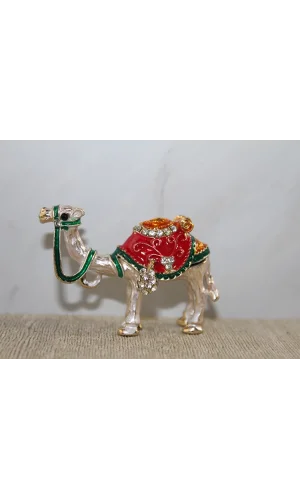 Swarovski Taşlı Minik Figür - Deve Model 2