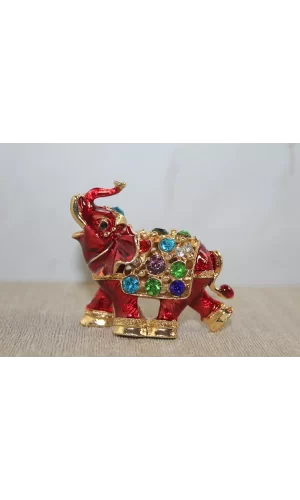 Swarovski Taşlı Minik Figür - Fil