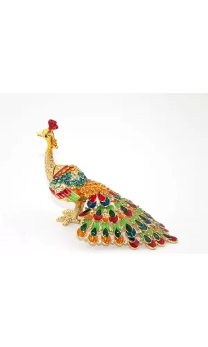 Swarovski Taşlı Tavuskuşu Model 1
