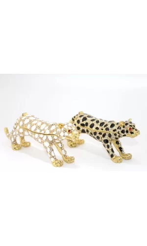 Swarovski Taşlı Tekli Leopar Model 1