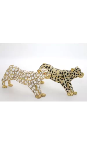 Swarovski Taşlı Tekli Leopar Model 4