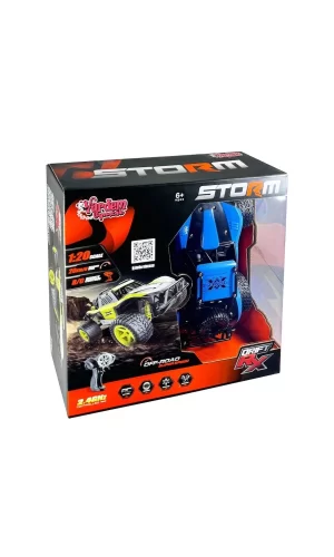 Syr-66764ma Kumandalı  2.4ghz Şarjlı 1:20 Storm Drift Araba