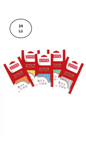 Tanex Fix Yapıştırıcı Beyaz Renk 50gr 24lü