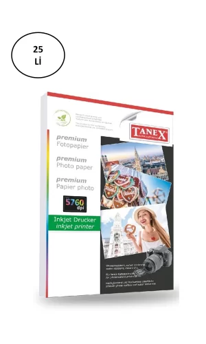 Tanex Fotoğraf Kağıdı A4 210X297mm 200Gr 25 Li