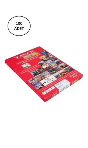 Tanex TW-2100 210x280 mm 100lü Paket Kuşe Laser Etiket