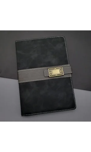 Tarihsiz Ajanda Defter Siyah Renk