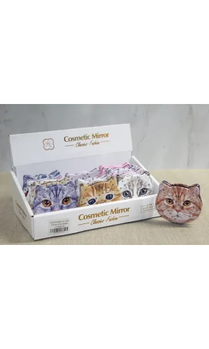 Taşlı Kedi El Aynası Alk3749