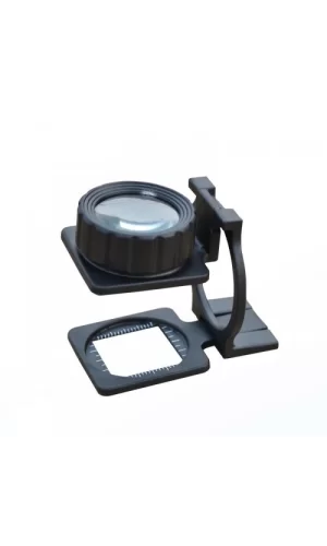 Tekstilciler Için  Kumaş Kontrolü Büyüteç,katlanan, Metal 15x Büyütme