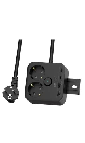 Termal Akım Korumalı Isıya Dayanıklı 2’li Du Tipi Priz 2x Usb 2x Type-c