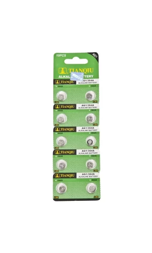 TıanQıu Ag1 Lr621/364 Alkalin 10lu Düğme Pil