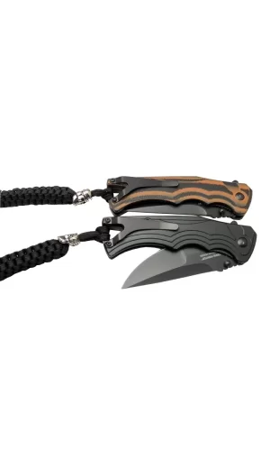 Tighe Fifhter Brt 863zbr Kahverengi Kamp Çakı 21cm - Yarı Otomatik, İpli, Kemerlikli