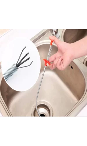 Tıkalı Lavabo Ve Gider Boruları Açma Aparatı  Kıskaçlı