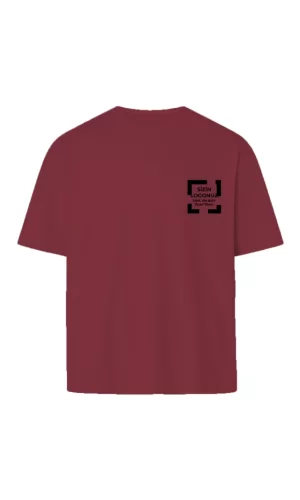 Tişört Tasarla 24/1 Kumaş - Bordo