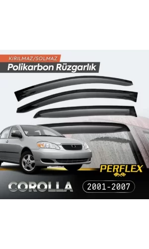 Toyota Corolla 2001-2007 Cam Rüzgarlığı V2 Düz