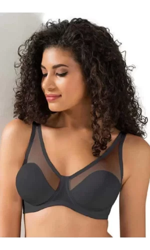 Tül Kaplı Soft B Cup Sütyen