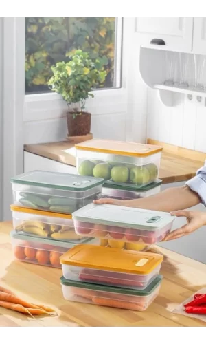 Tupper Model - Vakumlu - Mikrodalga Buzluk Saklama Kabı 5lt