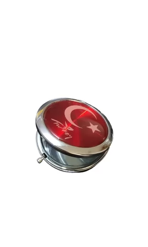 Türk Bayraklı El Aynası St00162
